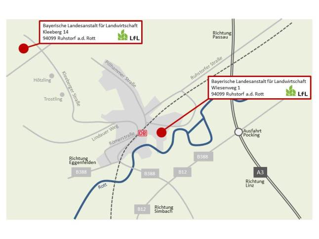 Skizze eines Lageplans